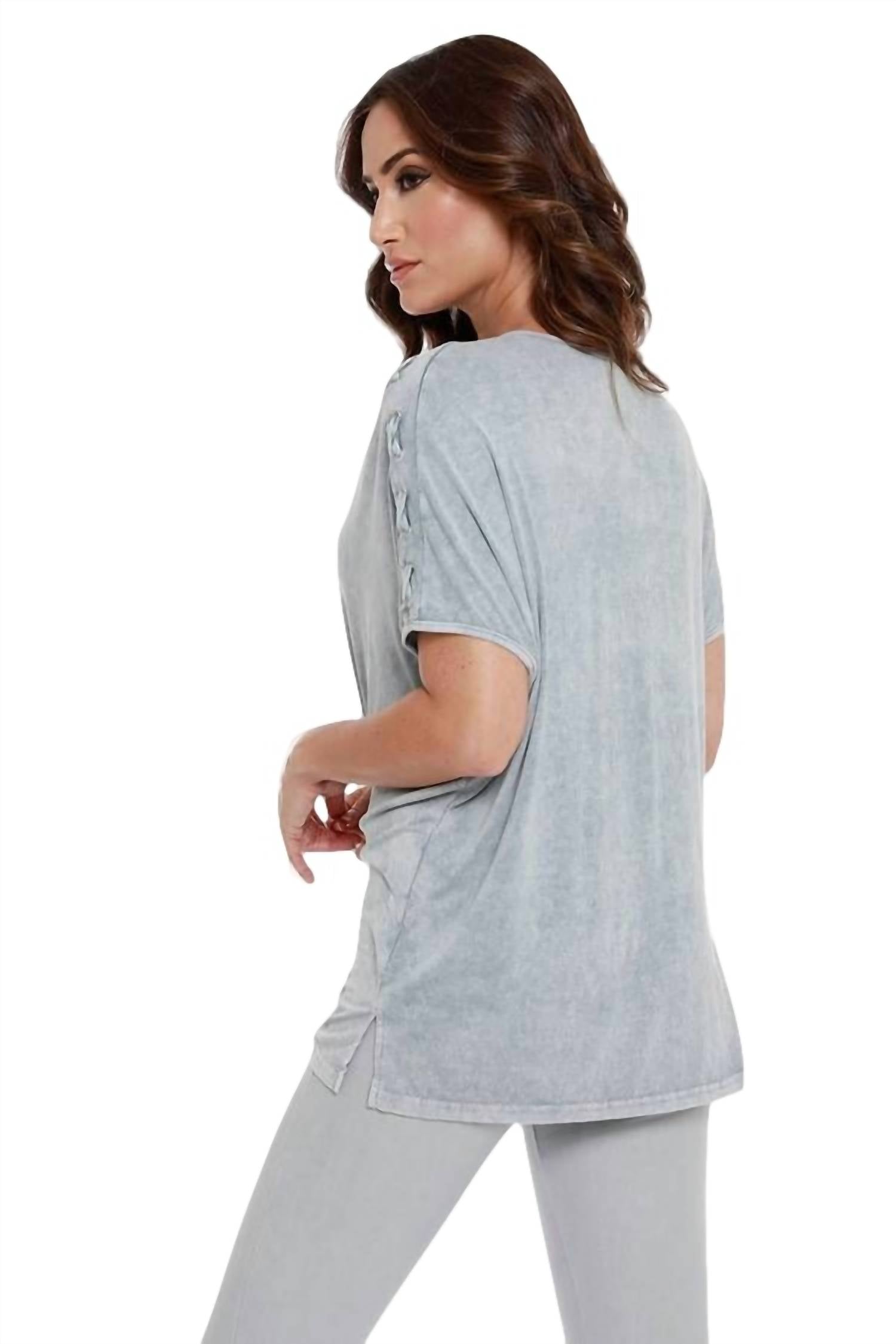 Braided Short Sleeve Tunic