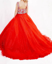 Ava Presley - Girls Embellished Bodice Long Gown