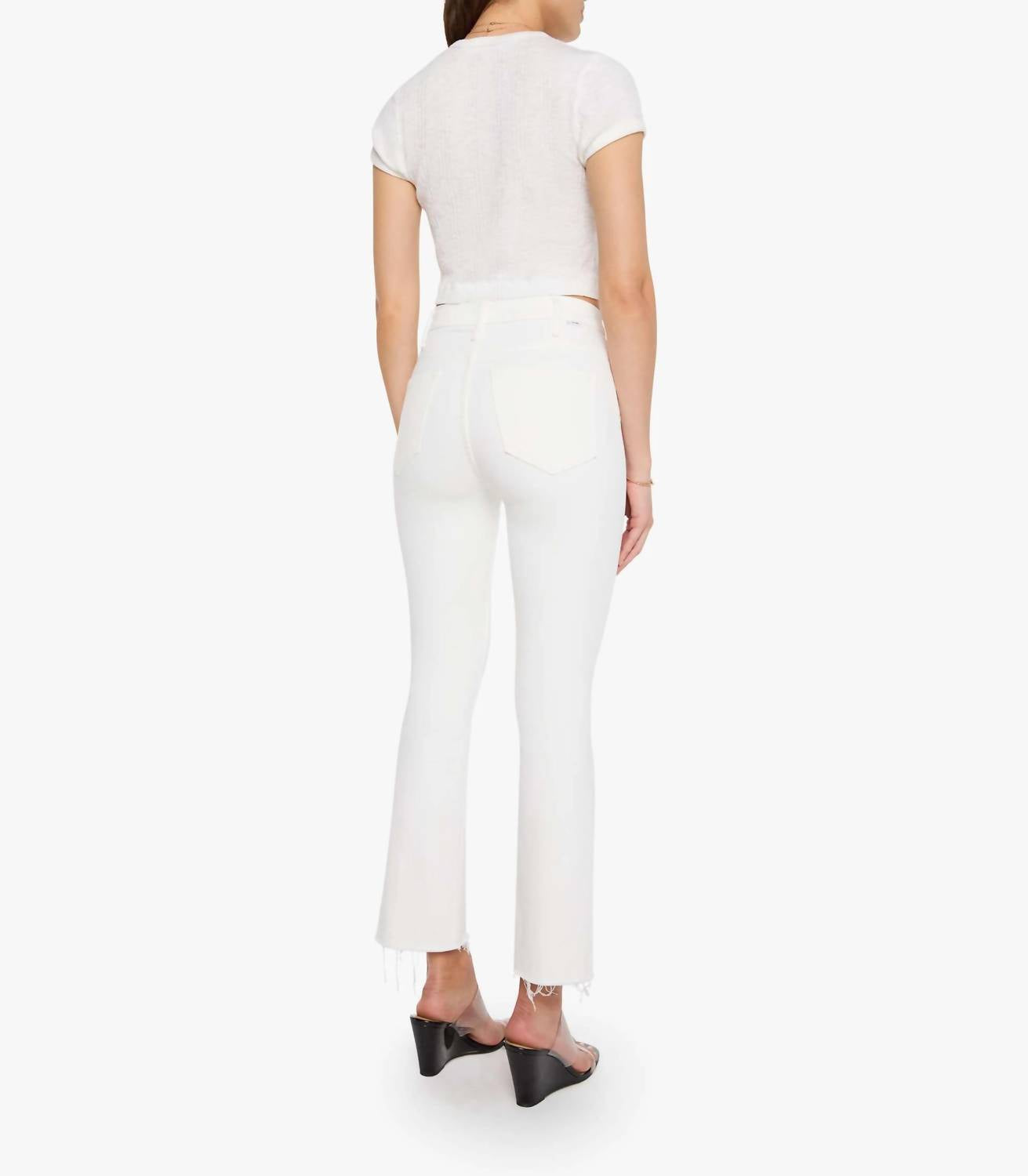 Mother - Hustler Ankle Fray Flare Jeans