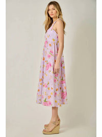 Mystree - Cotton Floral Midi Dress