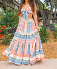 Surelymine - Living La Vida Maxi Skirt Set