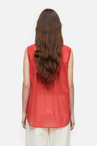 Closed - Cotton Voile Gathered Blouse