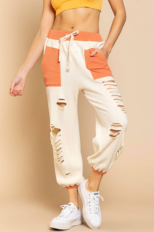 Pol - Thermal Jogger Pants With Waistband