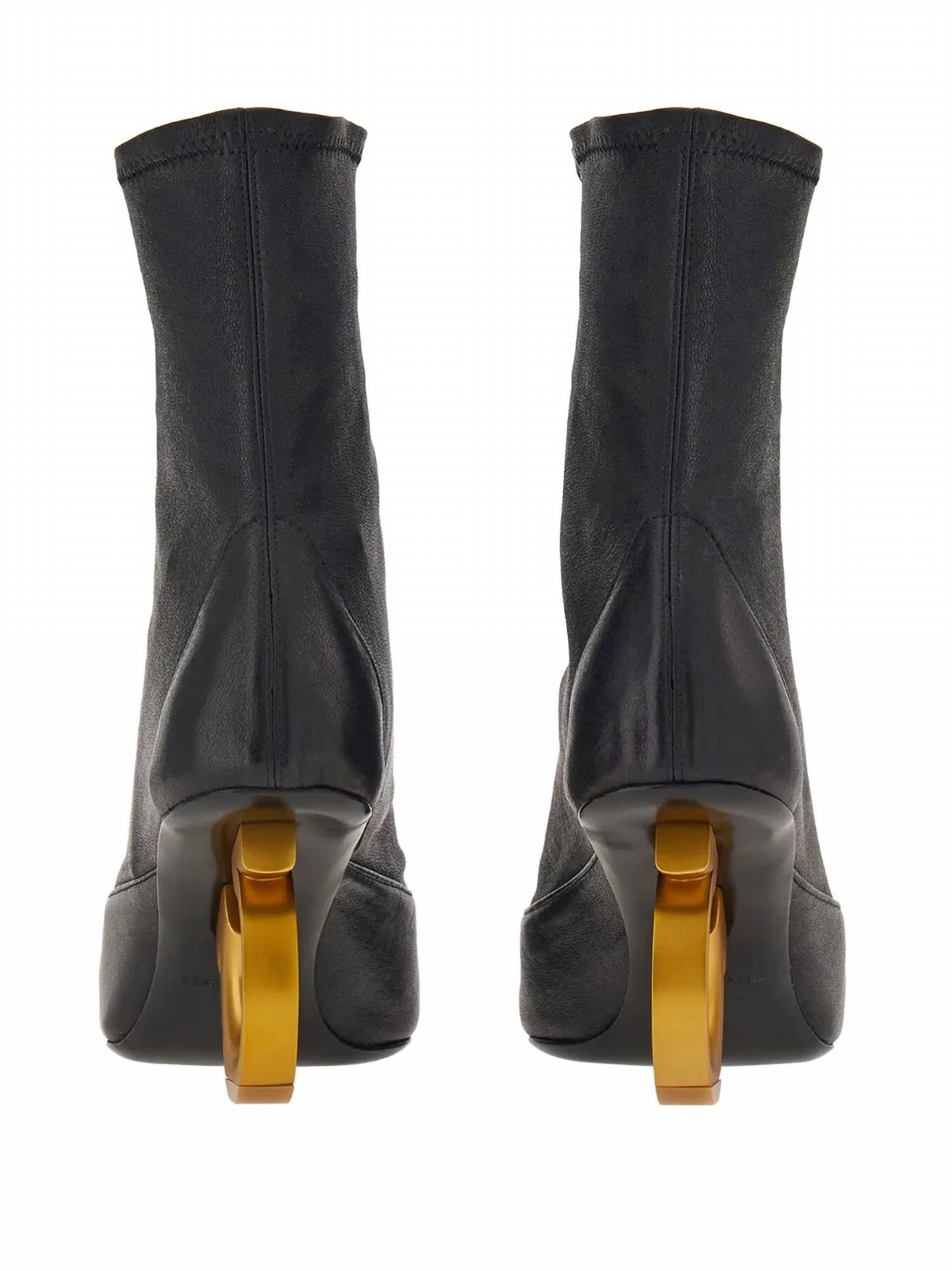 Salvatore Ferragamo Women's Elina Ankle Boots in black - women's shoe - view 35