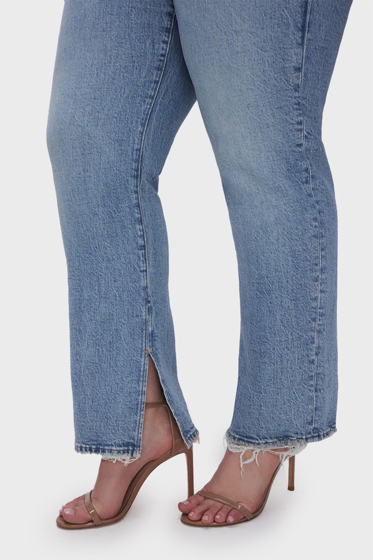 Good American - Good Boy Straight Leg Jean