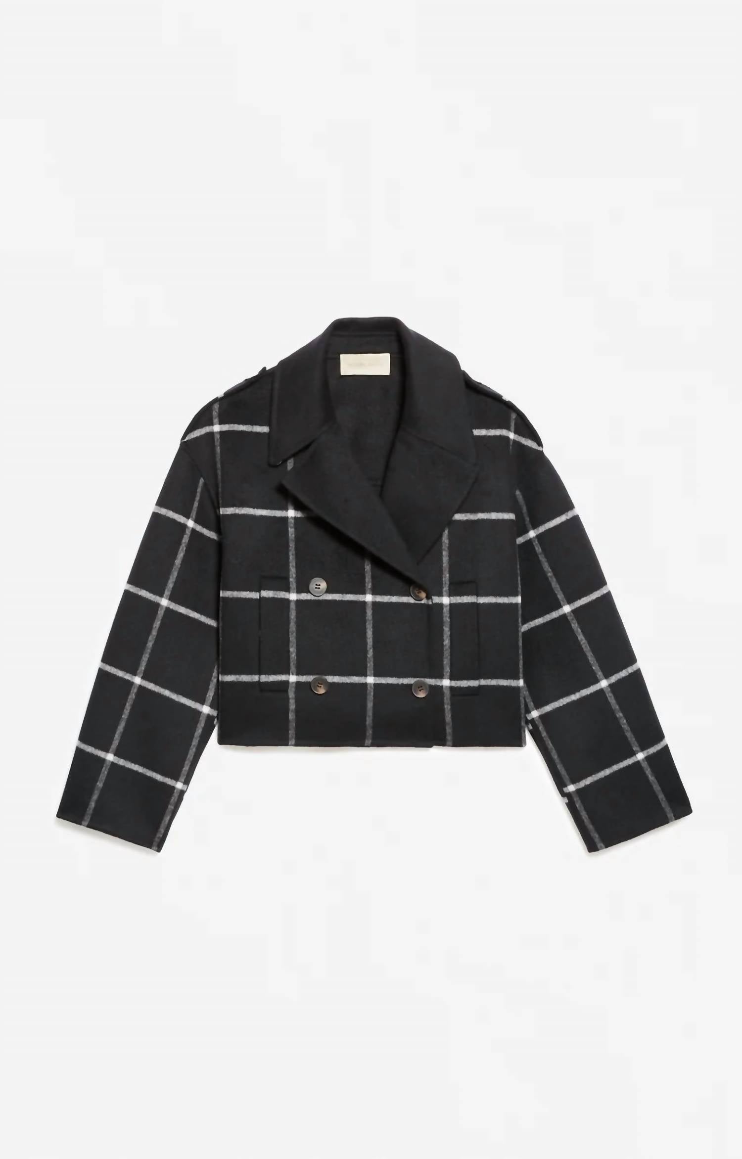 vanessabruno Beran Cropped Jacket in noir - women's jacket - view 4