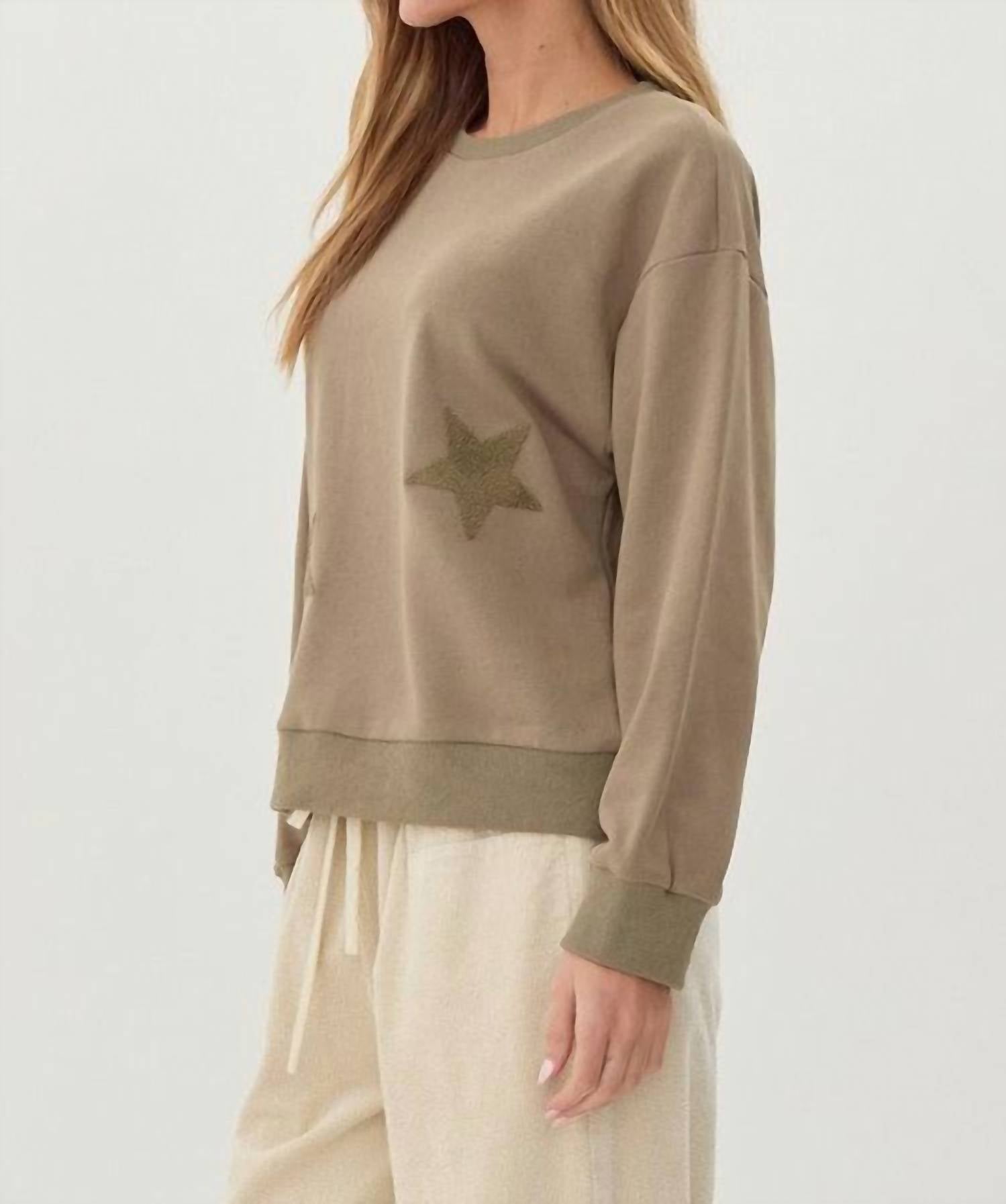 Jodifl - Chenille Stars Sweatshirt