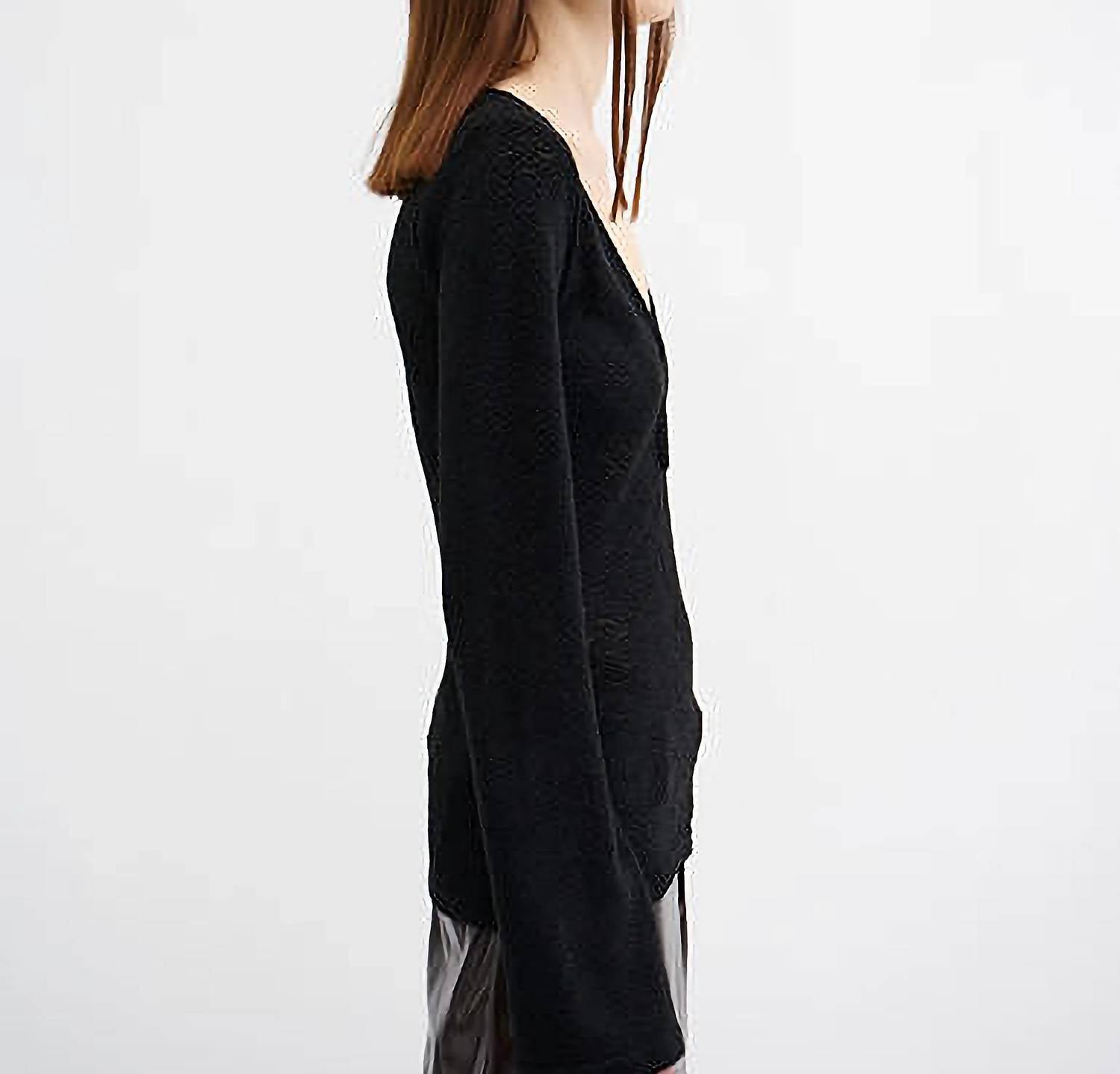 Résumé - Women's Viennars Knit Keyhole Neck Blouse