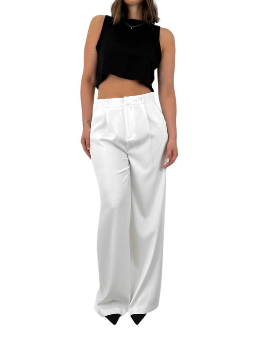 Cotton Candy - High Rise Pleated Trousers