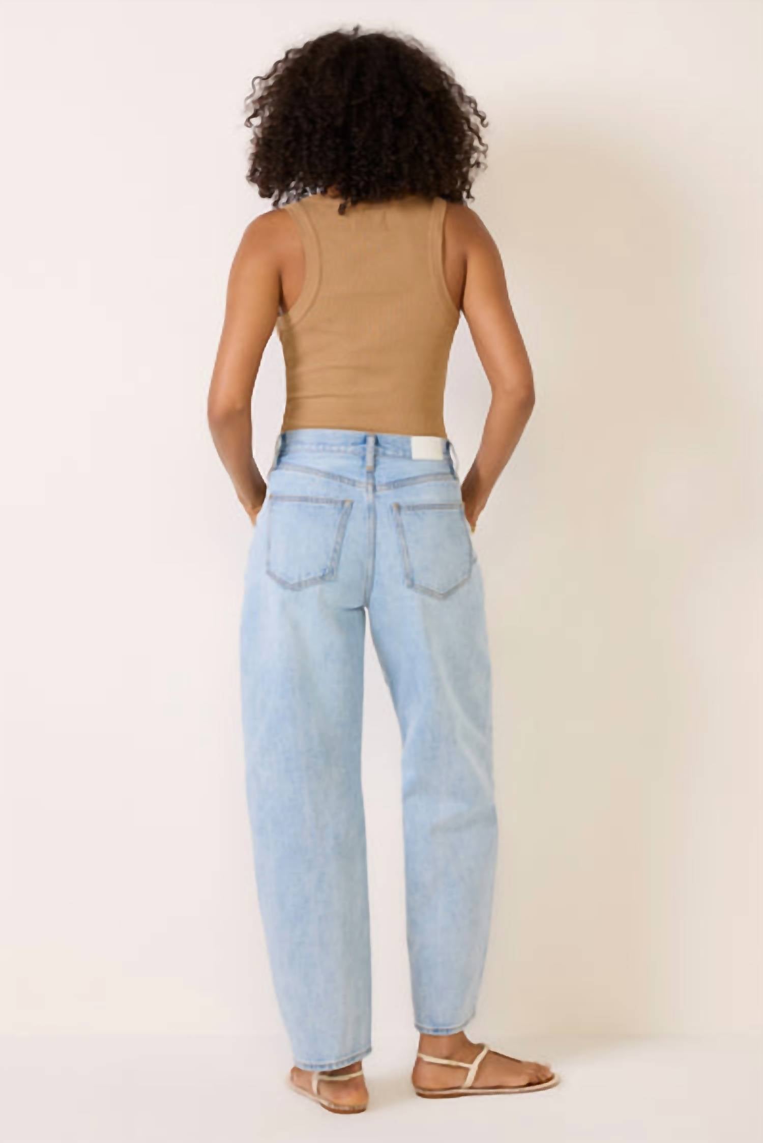 Pistola - Wes High Rise Barrel Jeans