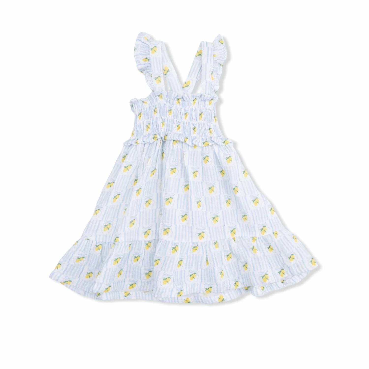 Angel Dear - Lovely Lemons Smocked Ruffle Sundress