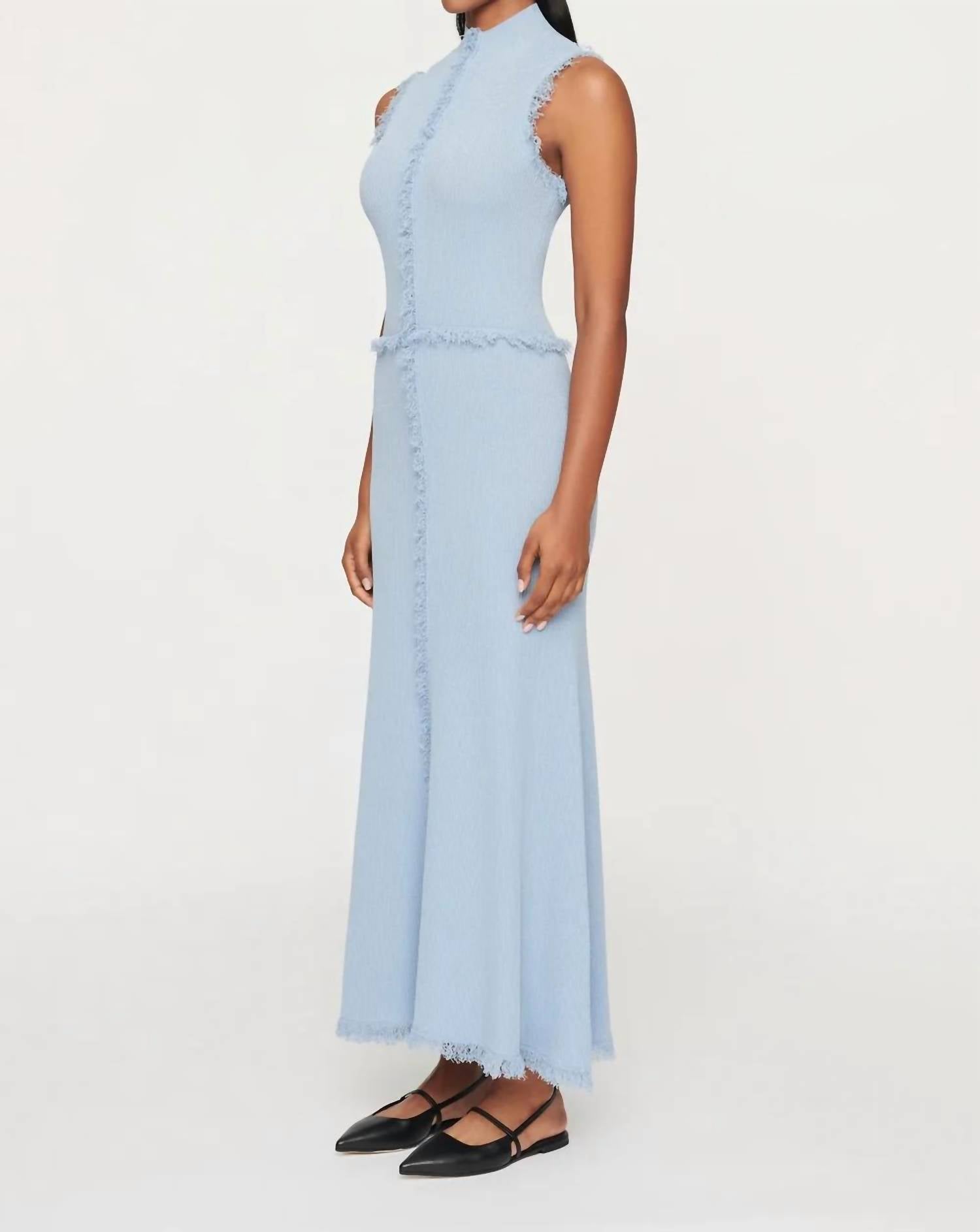 Clea - Avalon Fringe Knit Dress