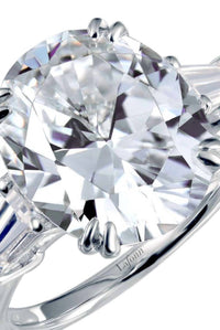 Lafonn - Women's Baguette Three-stone Engagement Ring