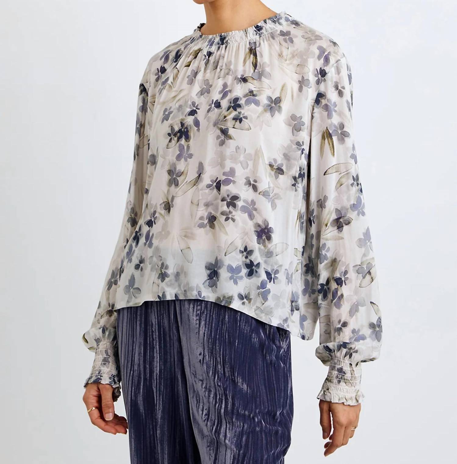 Bella Dahl - Elastic Shirred Blouse