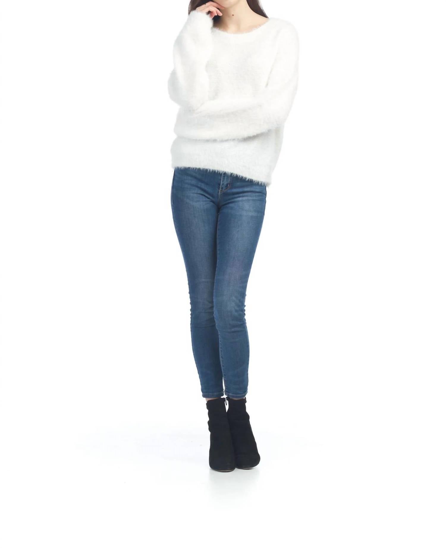 Papillon - Lurex Infused Fuzzy Sweater