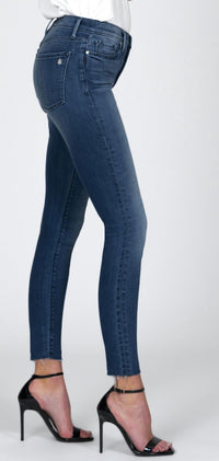 Carmen High Rise Ankle Fray Denim