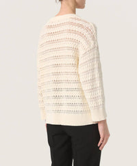 Soaked In Luxury - Skylah V-neck Three Quarter Sleeve Pullover