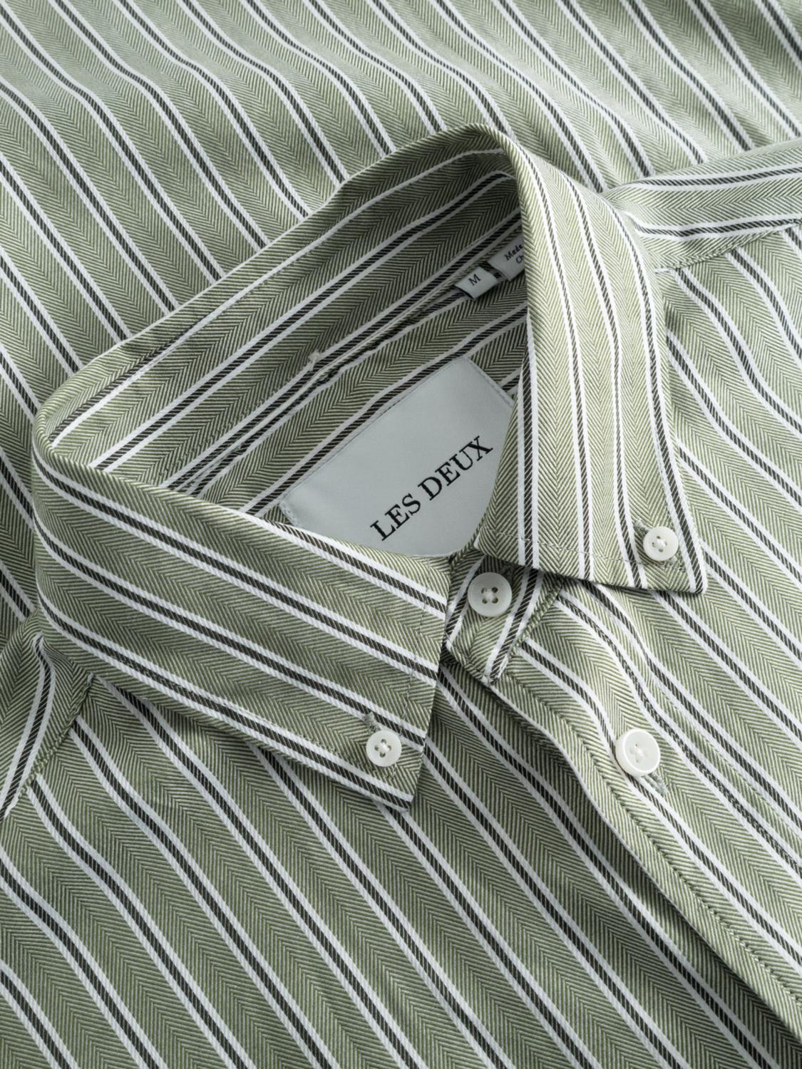 Les Deux - Kolton Herringbone Poplin Shirt