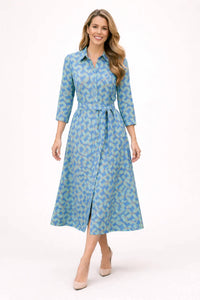 Boho Chic - Long Sleeve Dress