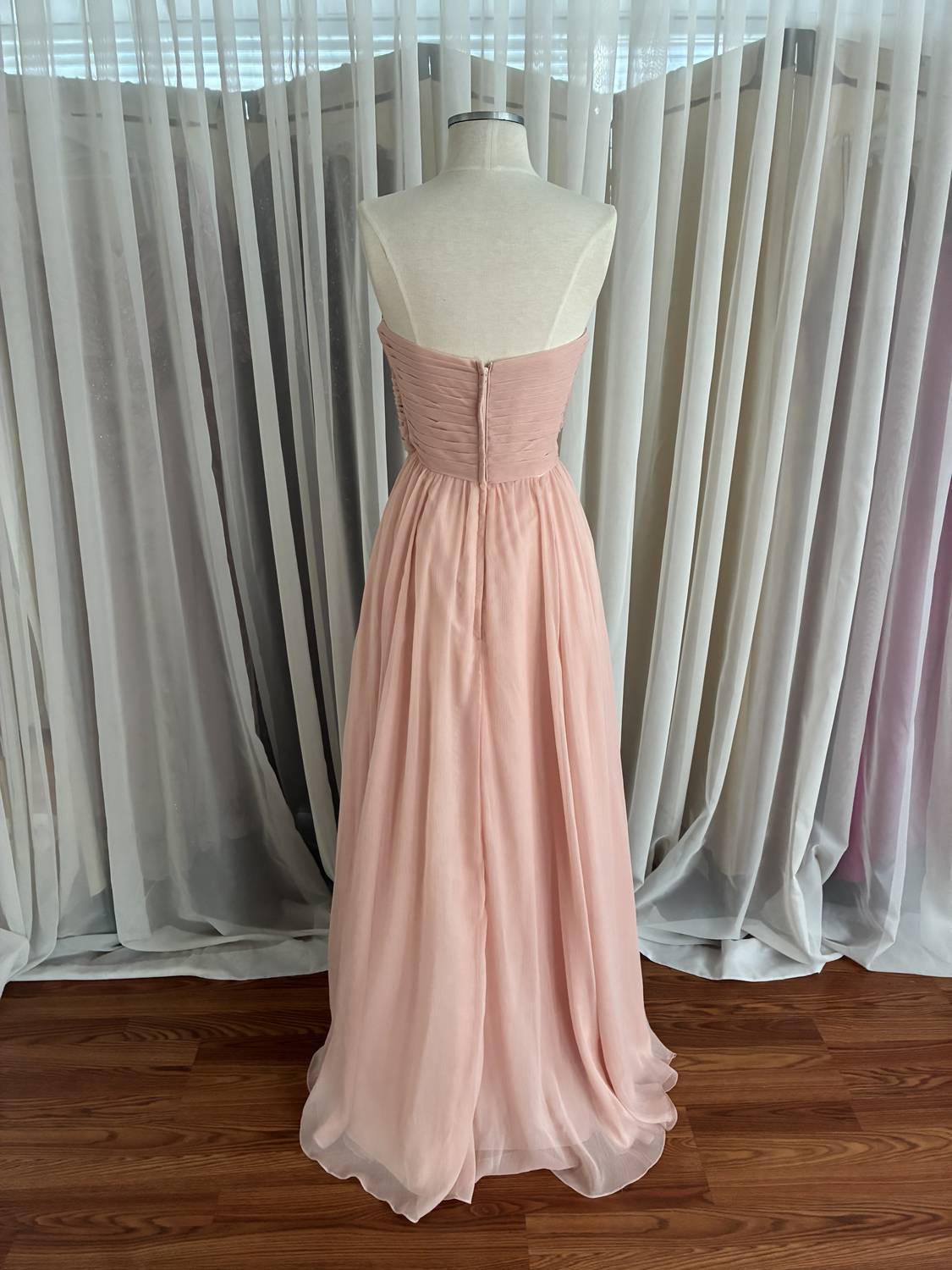 Angelina Faccenda - Women's Strapless Pleated Bodice Dress