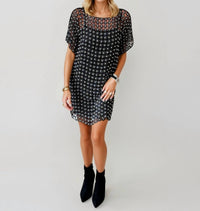 Malibu Road - Pearl Luxe Embellished Mini Skirt