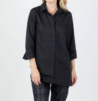 Ozai N Ku - Asymmetrical Button-down Shirt