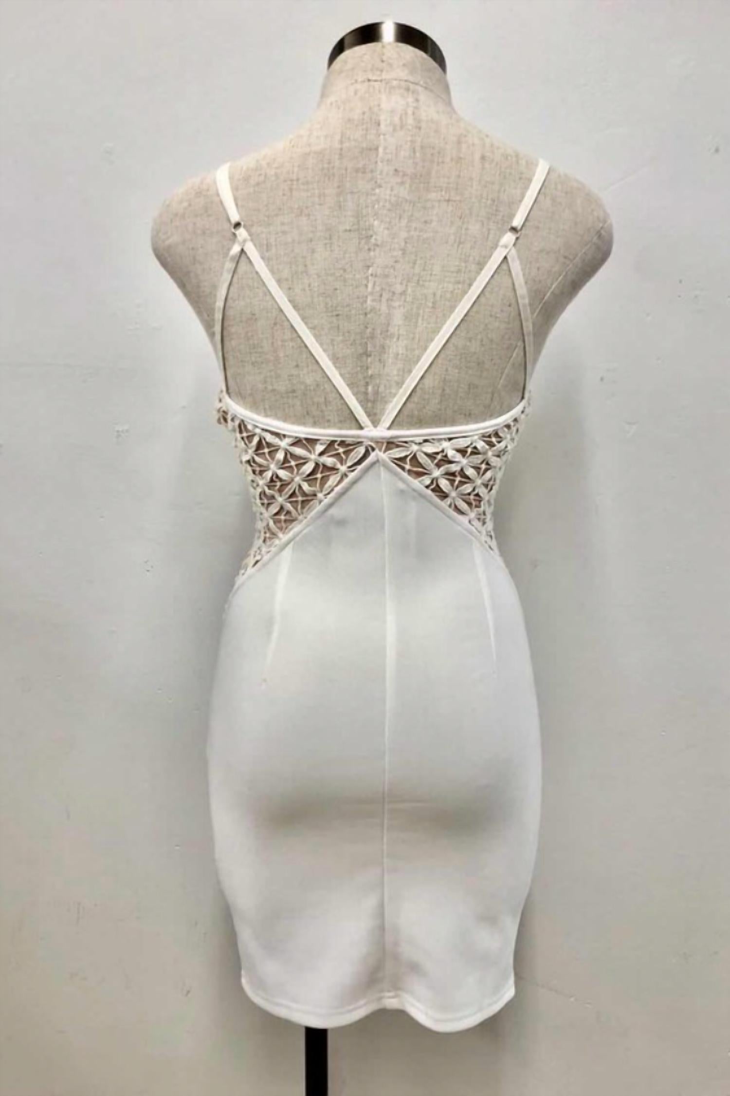 Lace Cami Bodycon Mini Dress