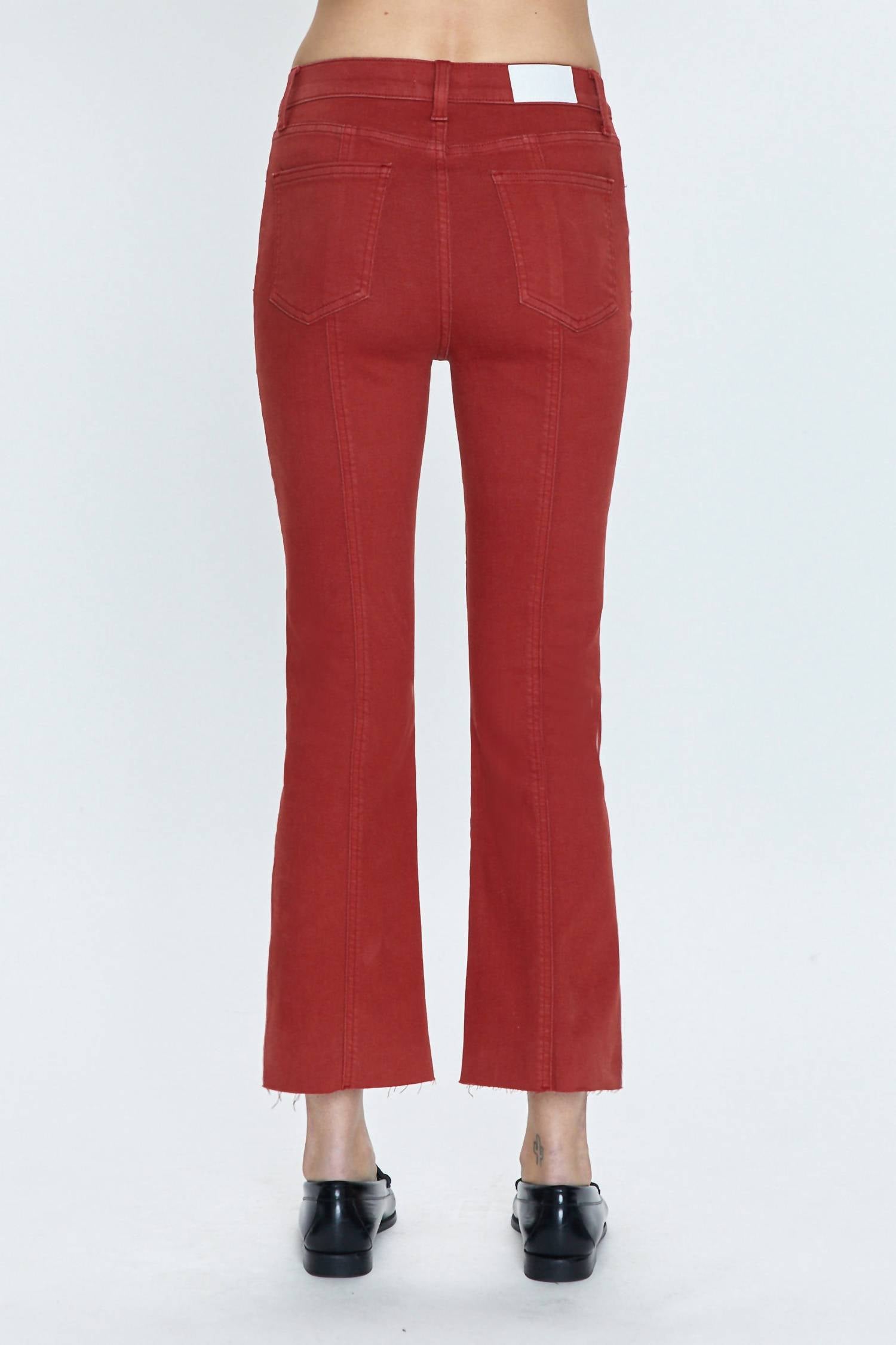 Pistola - Lennon Seamed High Rise Crop Boot Jeans