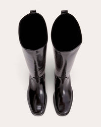 Everlane Women's Riding Patent Leather Knee-high Boots in black - women's shoe - view 4