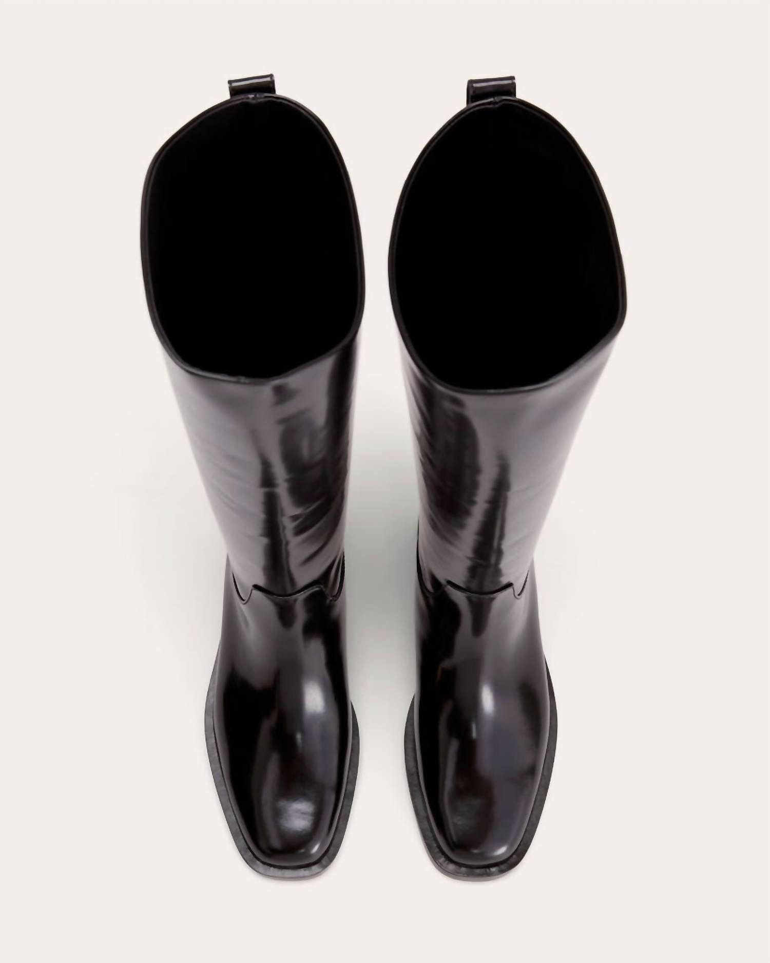 Everlane Women's Riding Patent Leather Knee-high Boots in black - women's shoe - view 4
