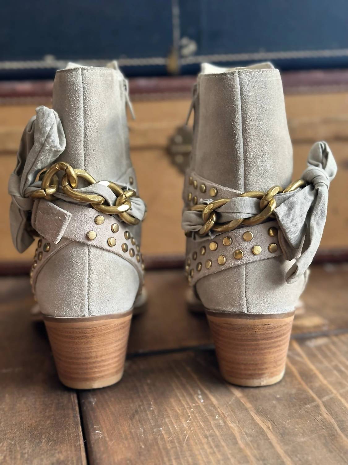 DIBA True Women's Paper Lily Boot in sand 1 - women's shoe - alternate view