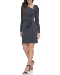 Vince Camuto - Metallic Long Sleeve Dress
