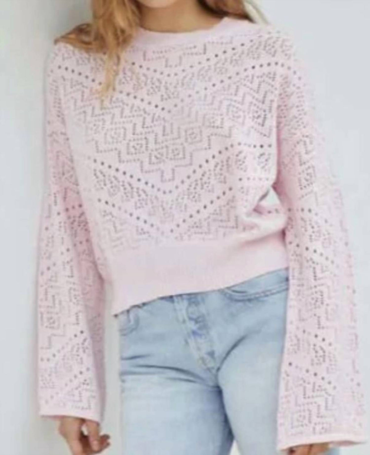 Js71 - MONTEREY CROCHETED TOP