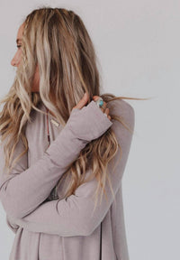 Three Bird Nest - Nest Jake Long Sleeve Crewneck Mini Dress