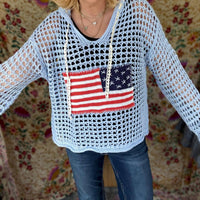 Pol - Style And America Crochet Sweater