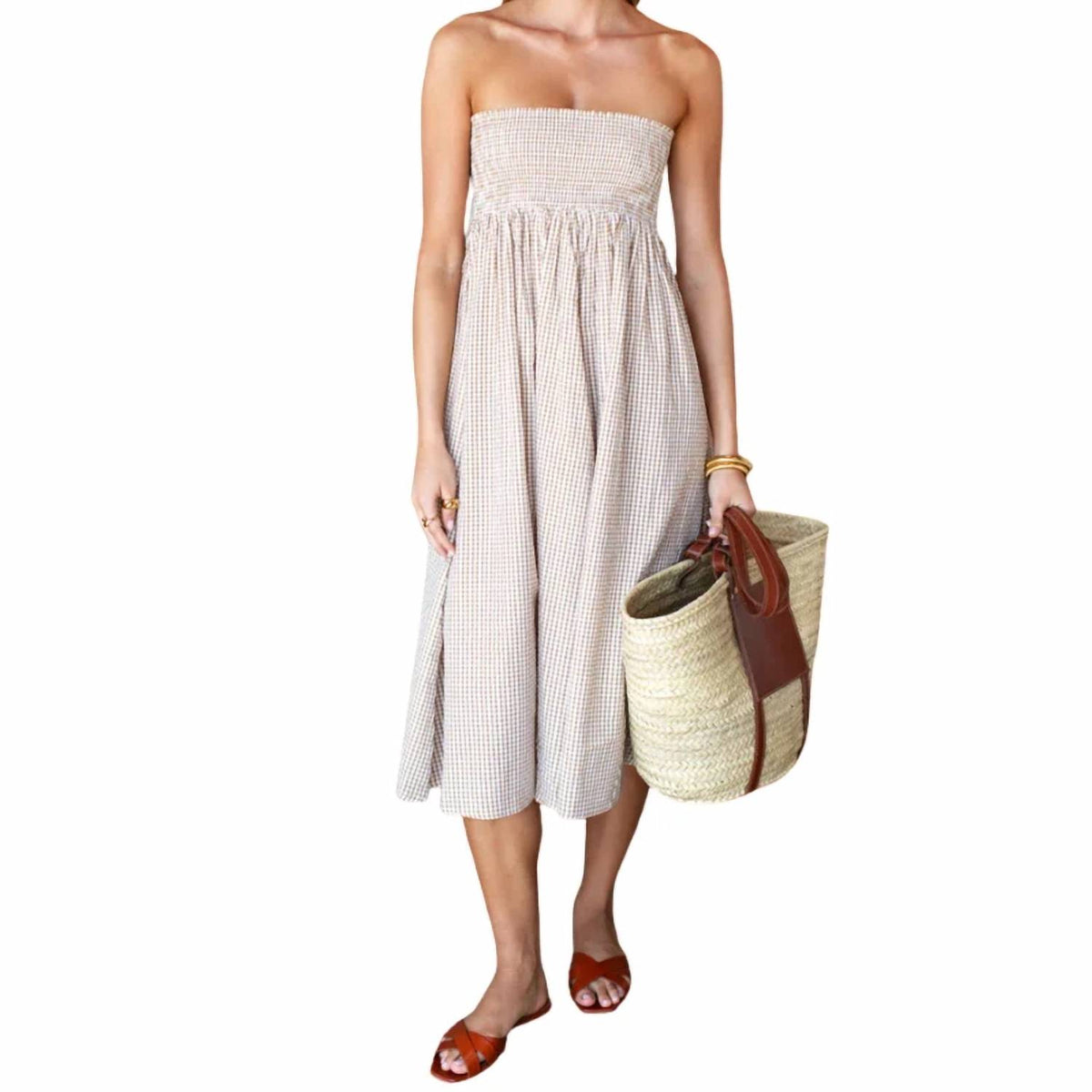 Emerson Fry - Smocked Maxi Skirt