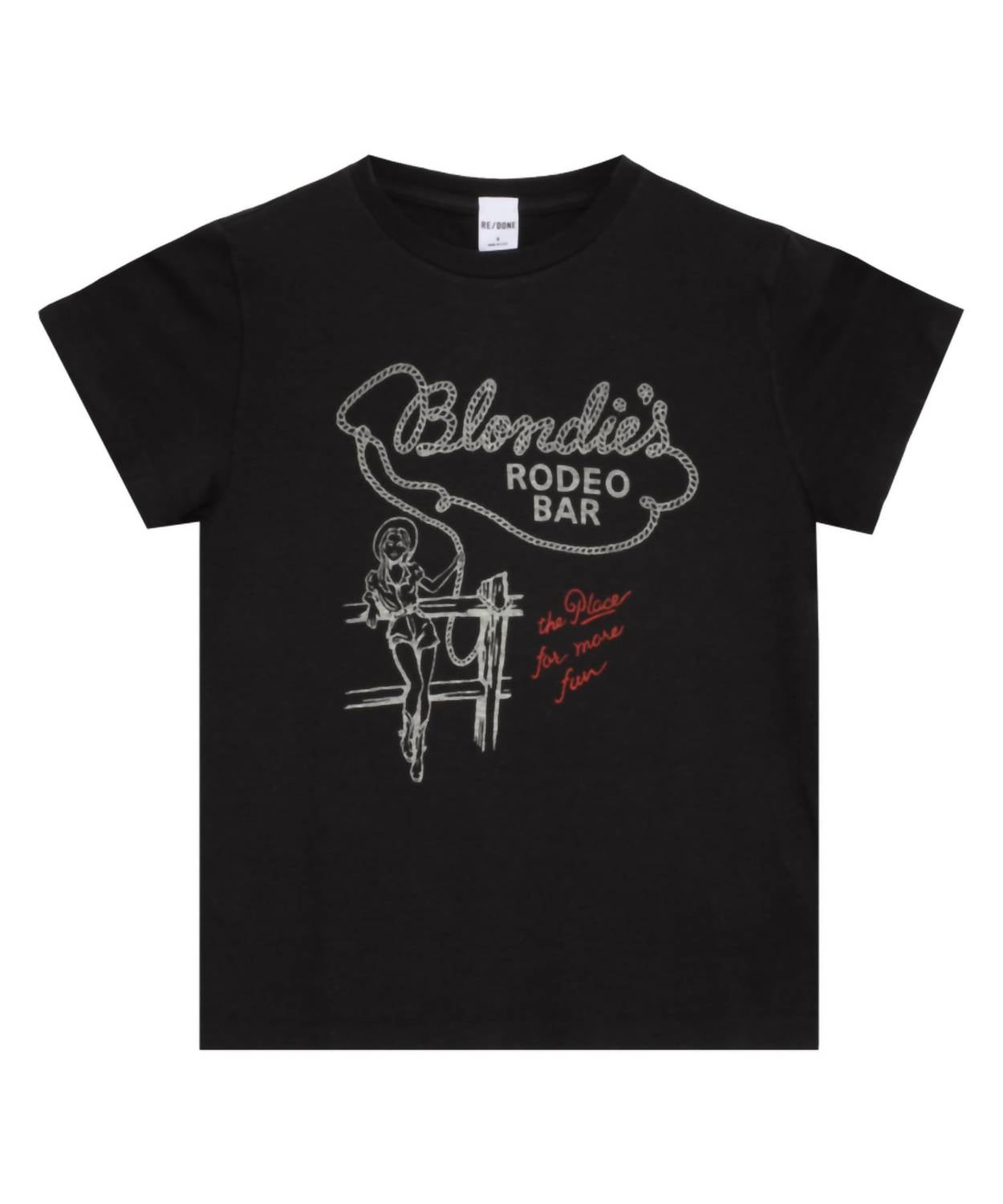 Re/Done - Classic Blondie Graphic Short Sleeve Top