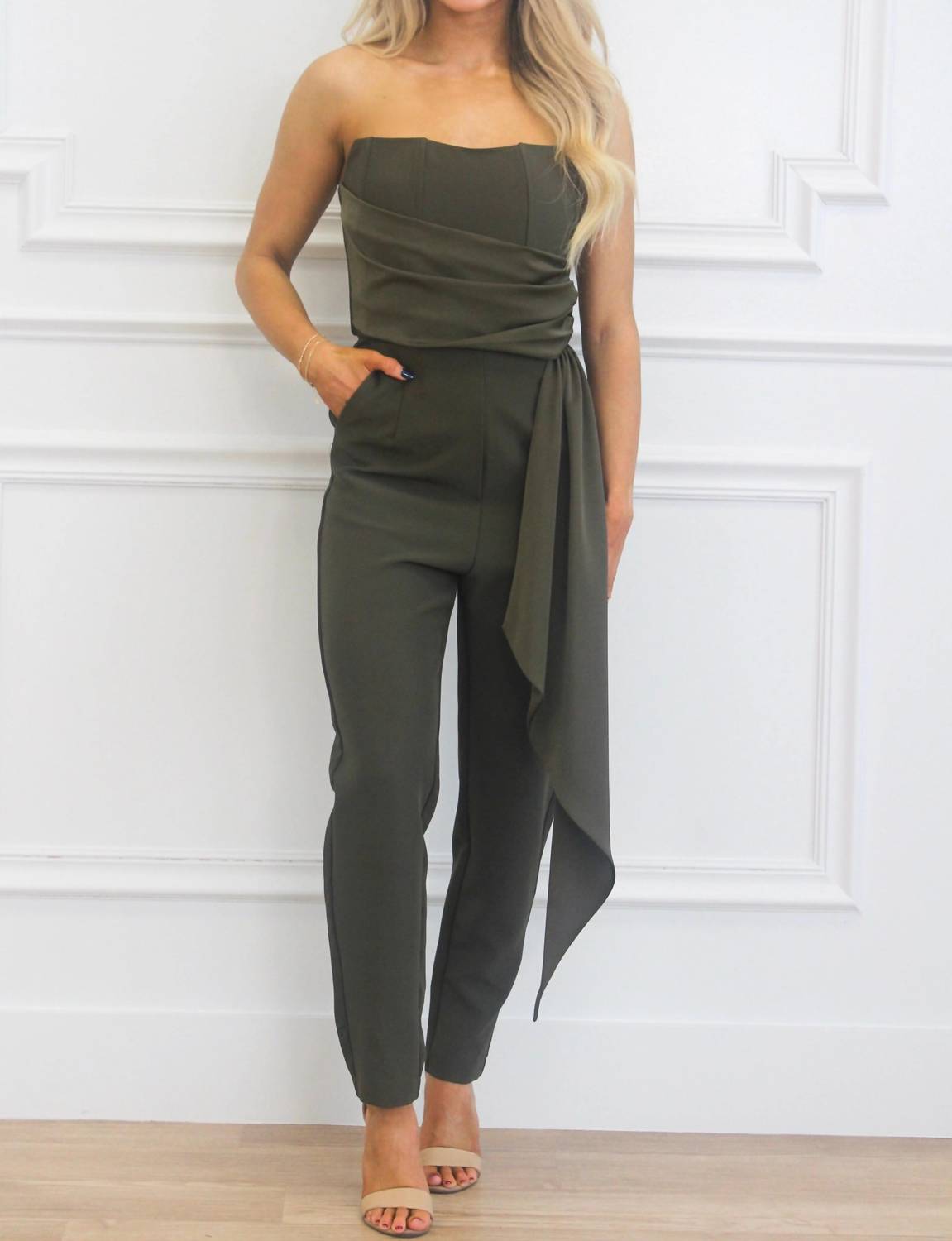 Luxxel - Marina Strapless Jumpsuit