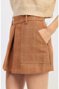 Jacquie The Label - Leighton Plaid Skort