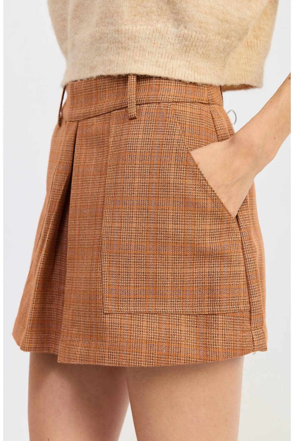 Jacquie The Label - Leighton Plaid Skort