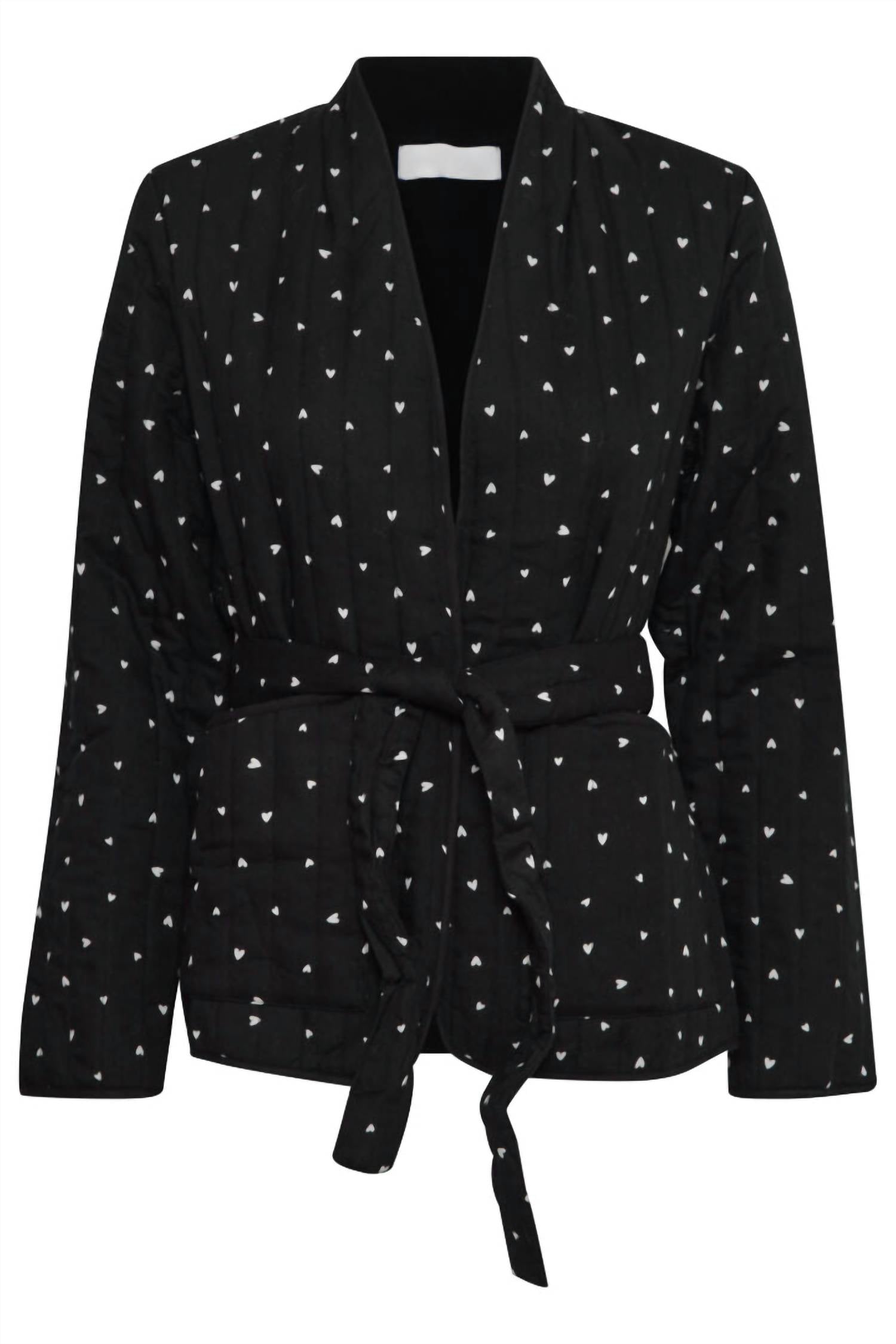 Ichi - Lenarda Quilted Belted Jacket