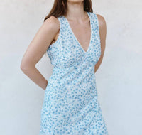 Bella Dahl - V-neck Tie Back Bias Maxi Dress