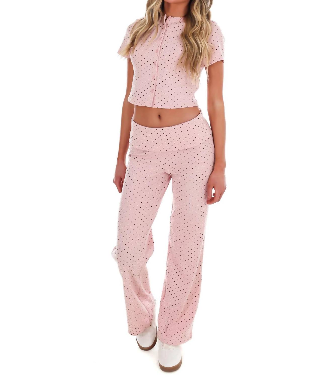 Le Lis - Women's Made For You Polka Dot Two Piece Set