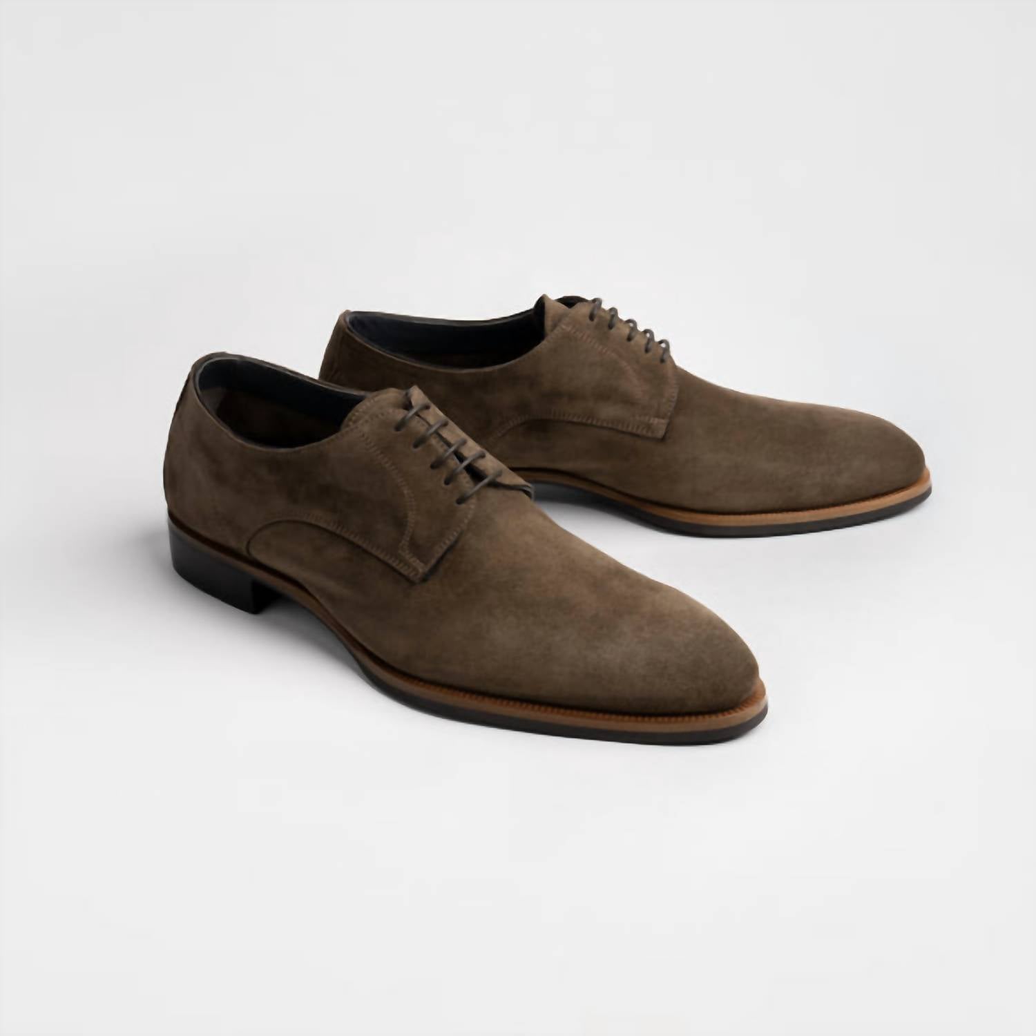 Scarpe Di Bianco - Men's Pisa Suede Derby Shoes