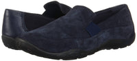 Clarks Women's Haley Park Loafer Flats in navy suede - women's flats - view 6