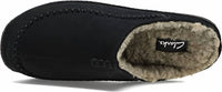 Clarks - Women's Baseball Stiching Plush Sherpa Suede Clogs