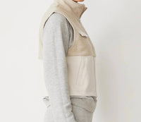 Monrow - Sherpa Zip Up Vest