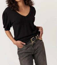 Project Social T - In My Feels Puff Sleeve V-neck Pullover
