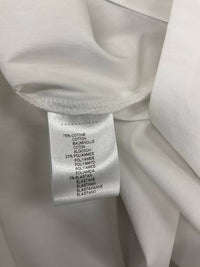 Hubert Gasser - WHITE RUCHED SLEEVE COTTON TOP