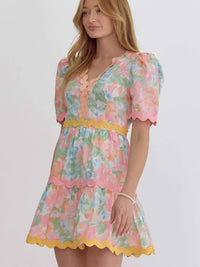 Entro - Ric Rac Trim Dress